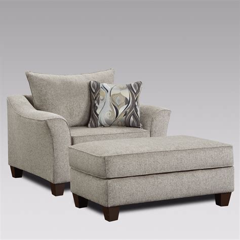 overstock accent chair with ottoman.